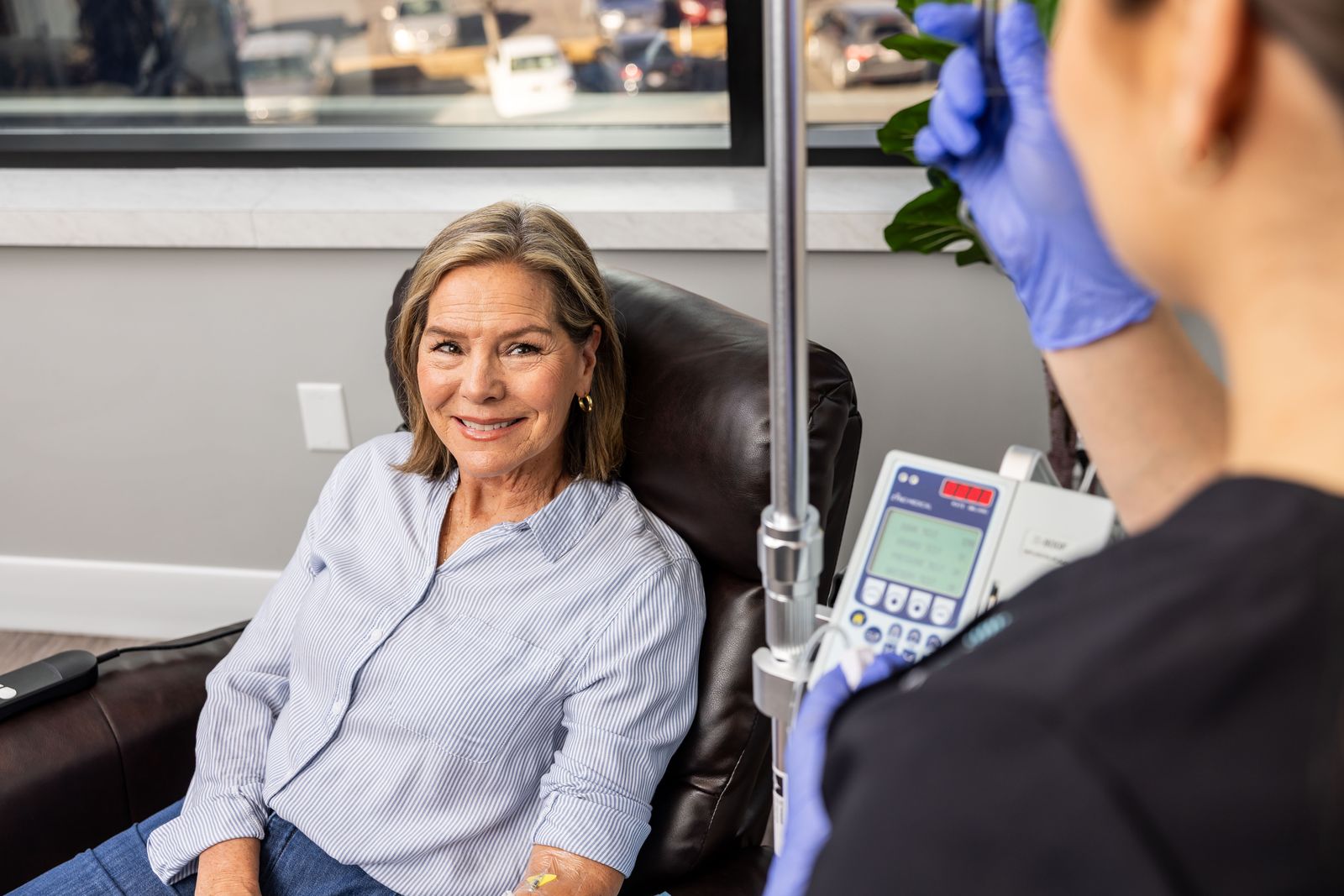 A patient in a Pure Infusion suite